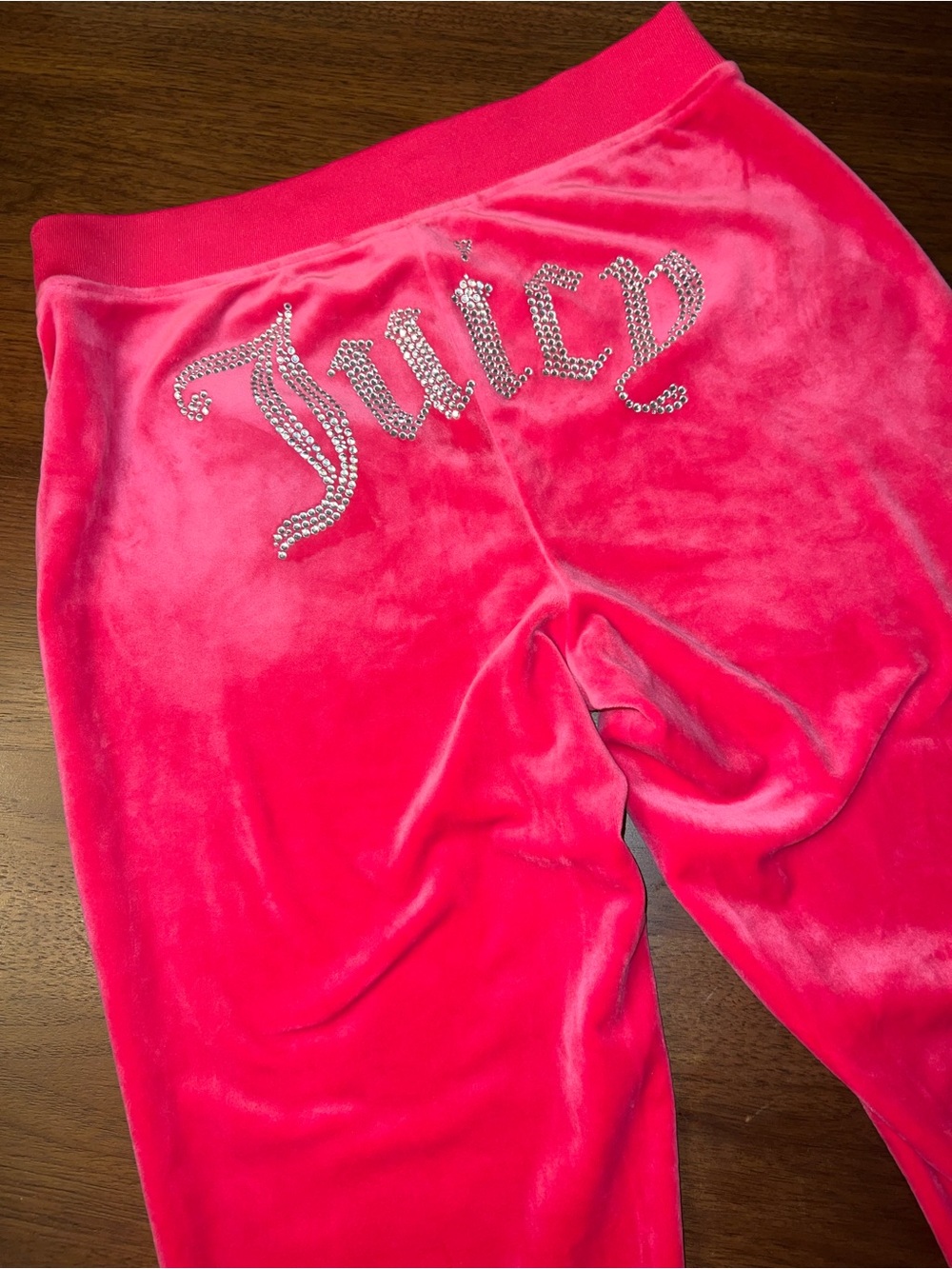 Y2K NEW Juicy Couture OG Big Bling Velour Track Pants